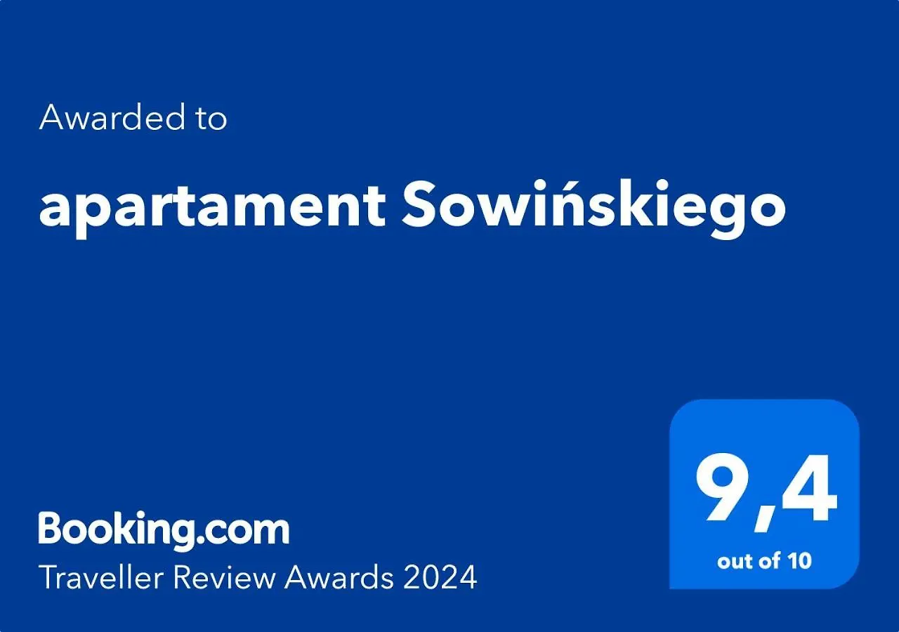 Apartament Sowinskiego location